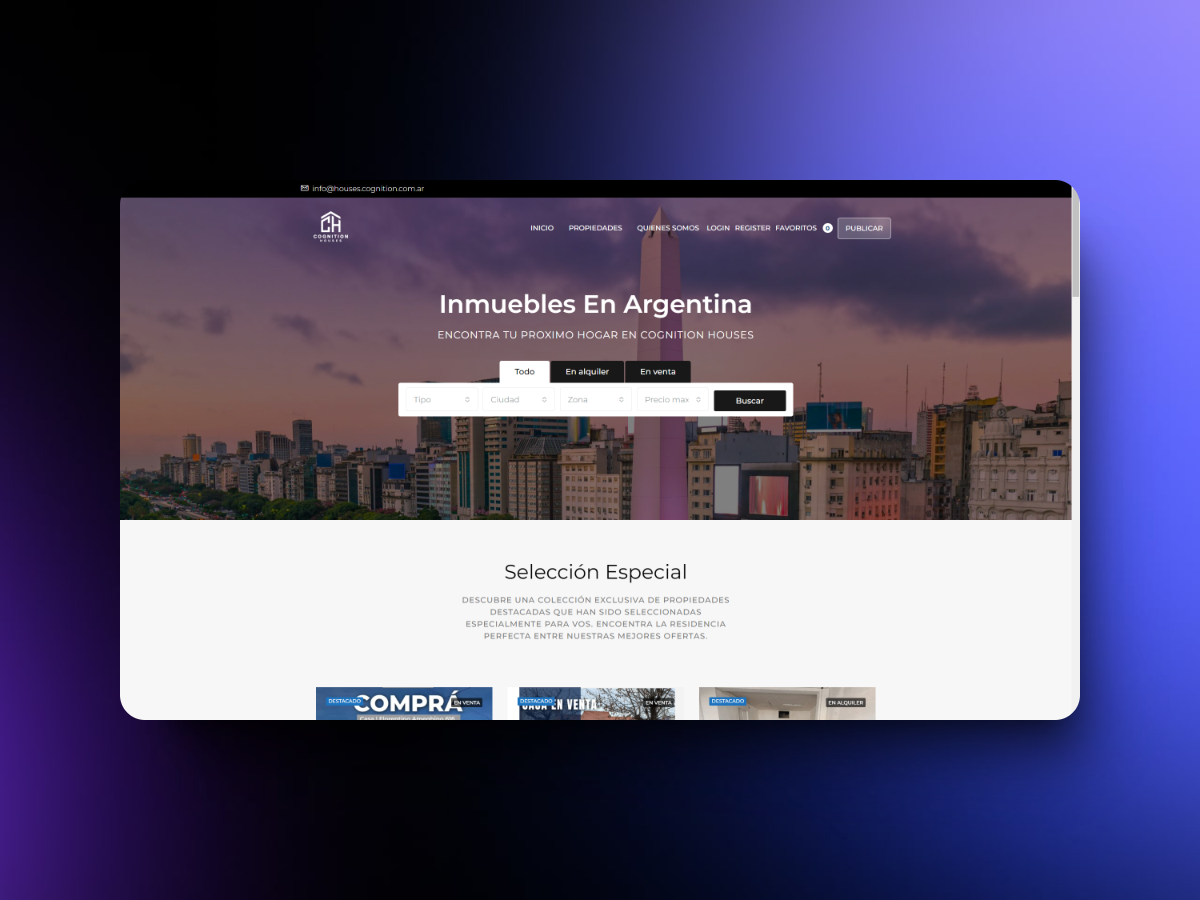 Paquete para Inmobiliarias